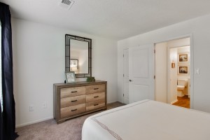Two bedroom apartments for rent in Stone Mountain, GA - Model Bedroom with View to Bathroom       